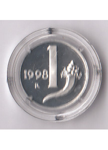 1999 Lire 1 Cornucopia Fondo Specchio Italia